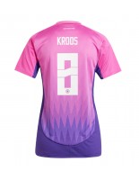 Saksa Toni Kroos #8 Vieraspaita Naisten EM-Kisat 2024 Lyhythihainen